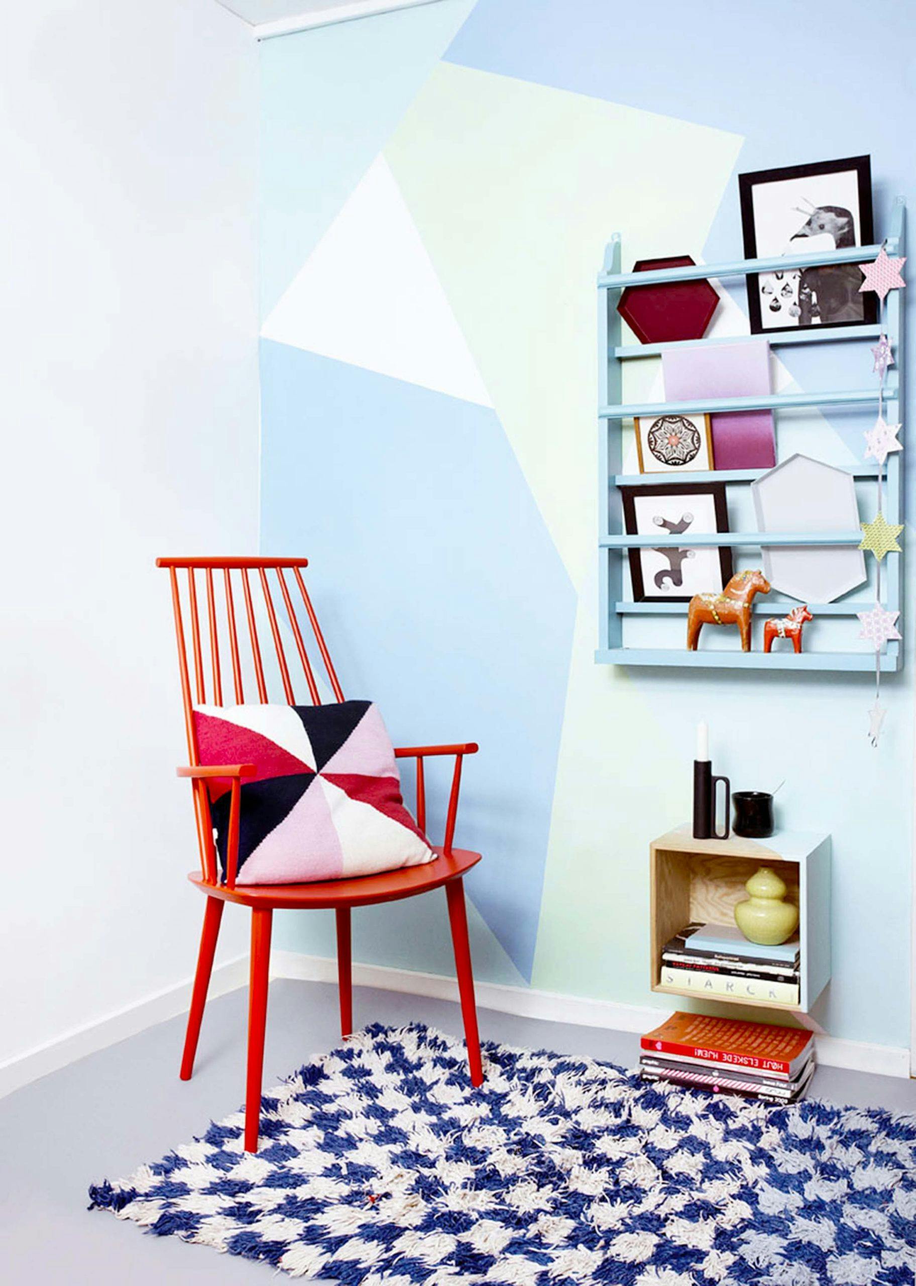  
Grafisk mønster på veggen