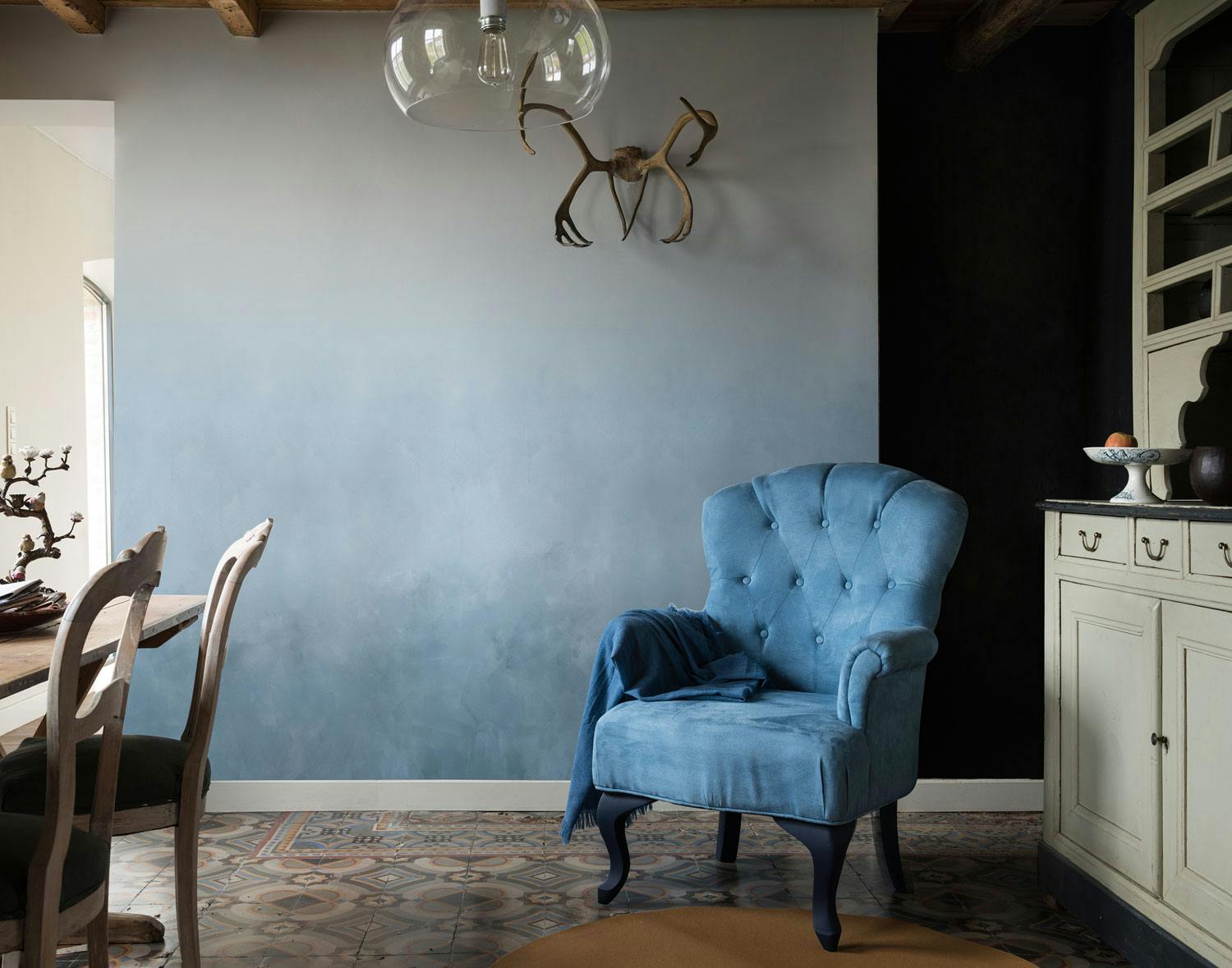 Den blå Denim Drift er årets farge 2017 fra Nordsjö