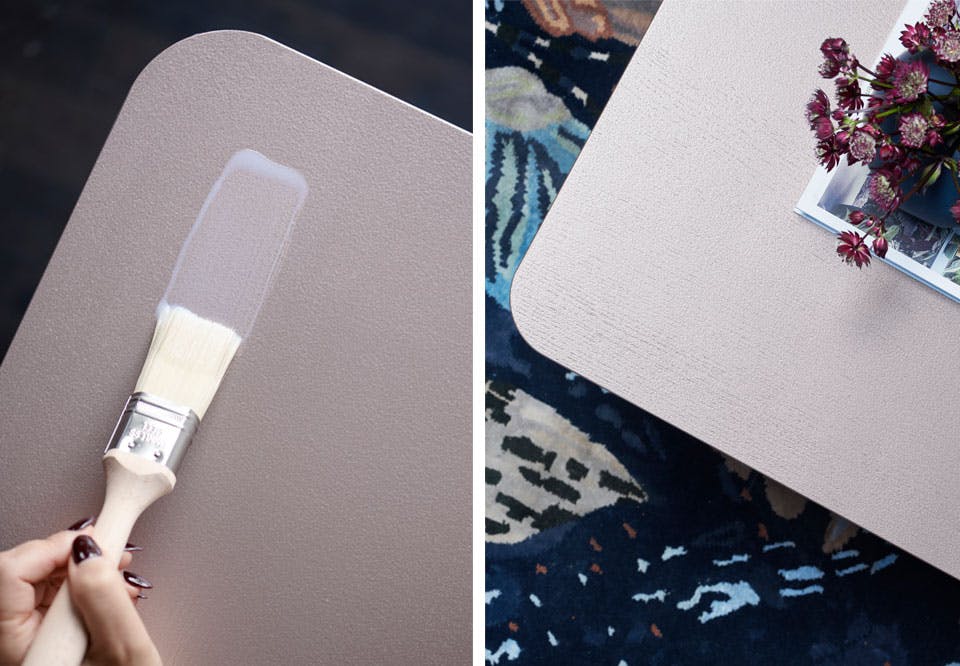 champagne metallisk maling