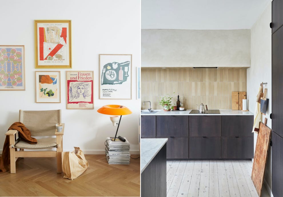 variert uttrykk på veggene