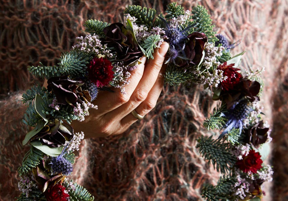 blomsterkranser til jul