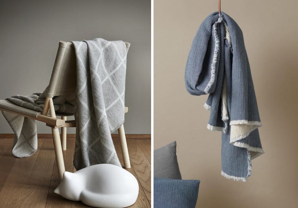 Pledd fra Høie, Hübsch og Mandal Veveri