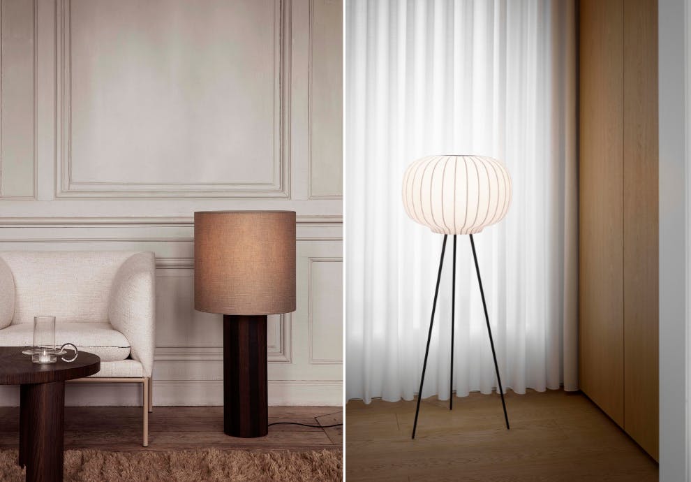 vakre og klassiske gulvlamper