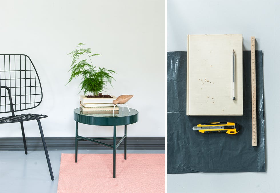 slik lager du en planteboks av en gammel bok