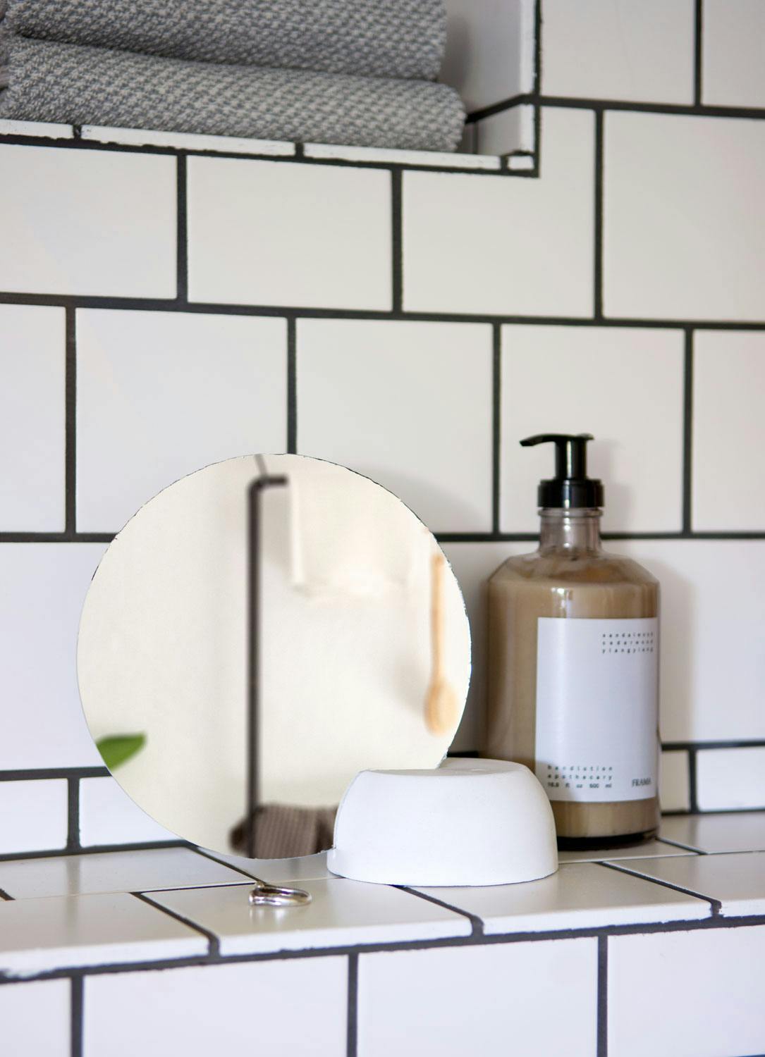 DIY sminkespeil til badet