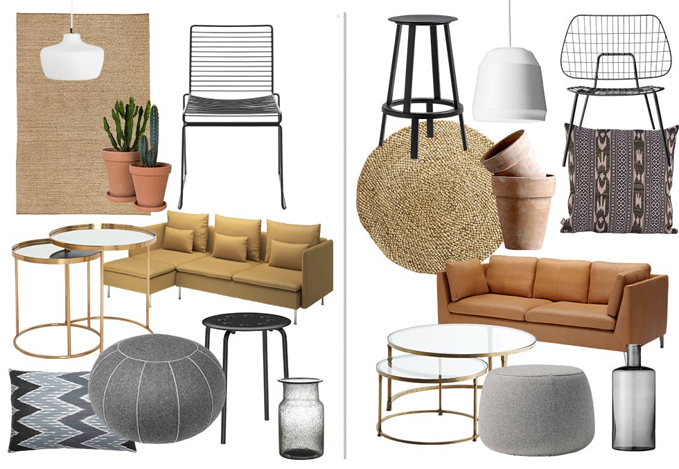 Få stilen i naturfarger, til lav eller litt høyere pris.