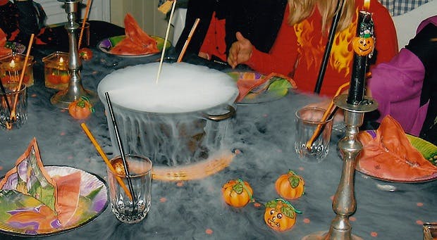 Røykeffekt på bordet Røykeffekt på bordet