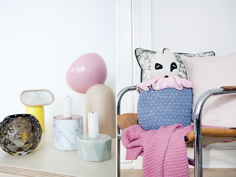 Søte detaljer og fine materialer