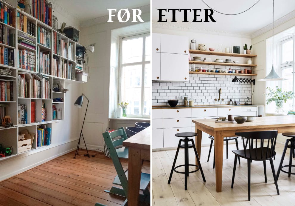 før og etter oppussing
