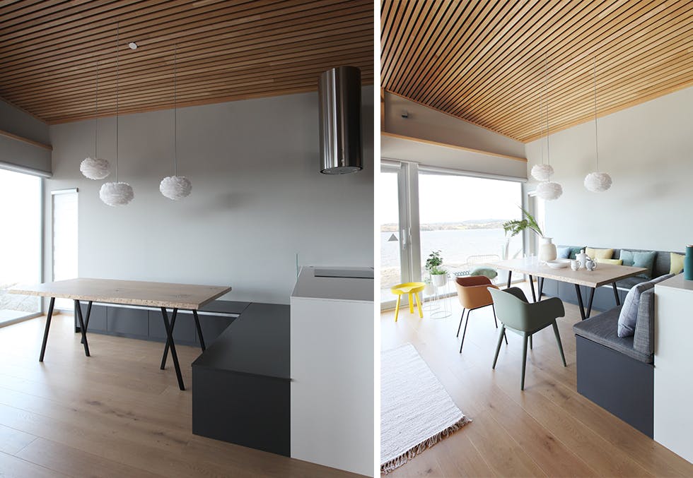 Før og etter: Slik fikk hytta et trendy uttrykk