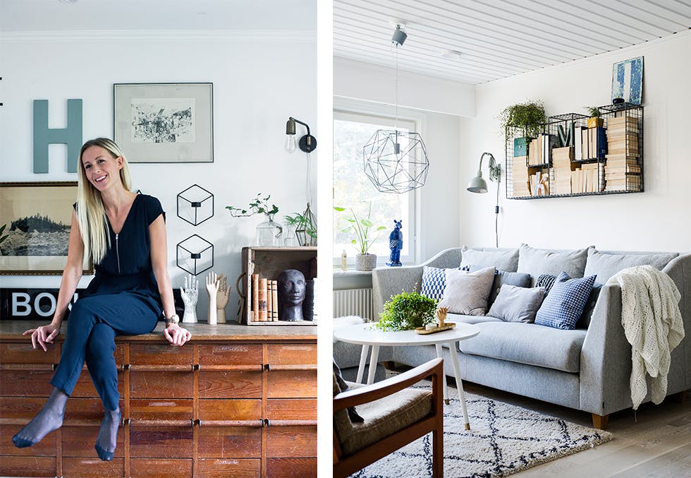 Boligbesøk hos Karin og Håkan på Danderyd.