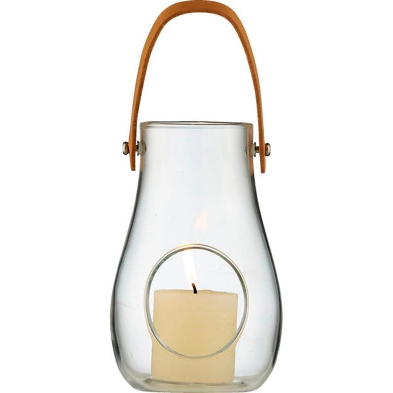 holmegaard lanterne Lanterne i glass med skinnhank de fineste utendørslanternene lanterne lanternene