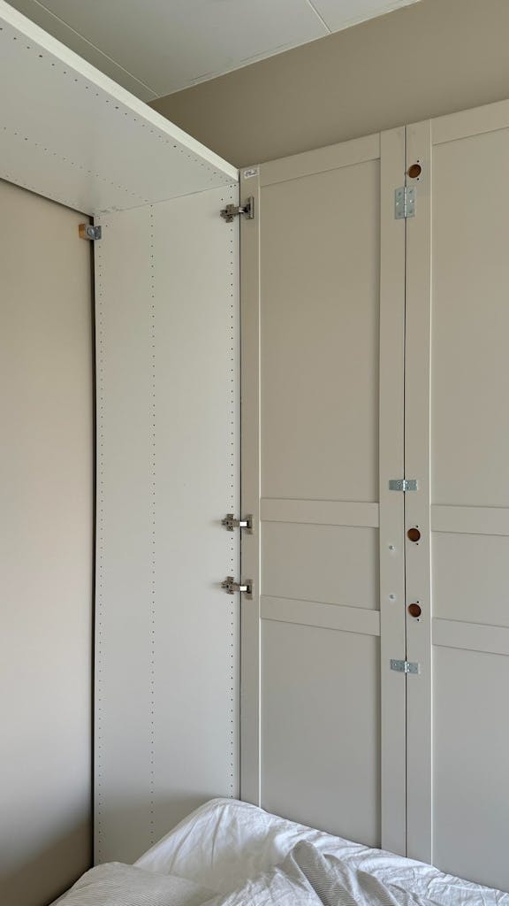 innebygget seng i skap