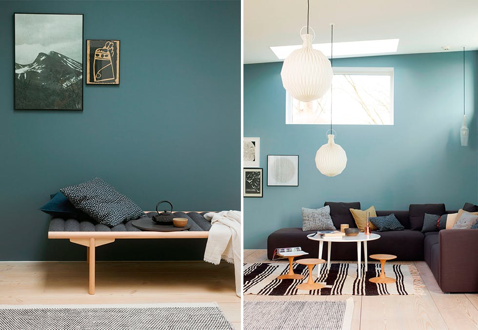 Fine blå nyanser fra Jotun Lady