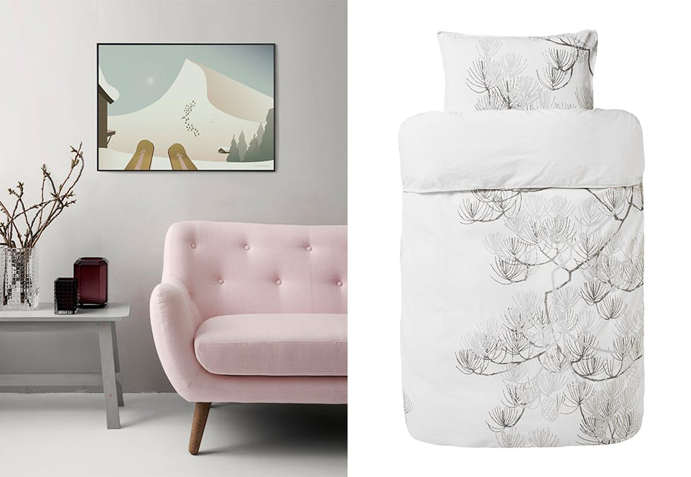 Interiør som passer til jul, og ellers