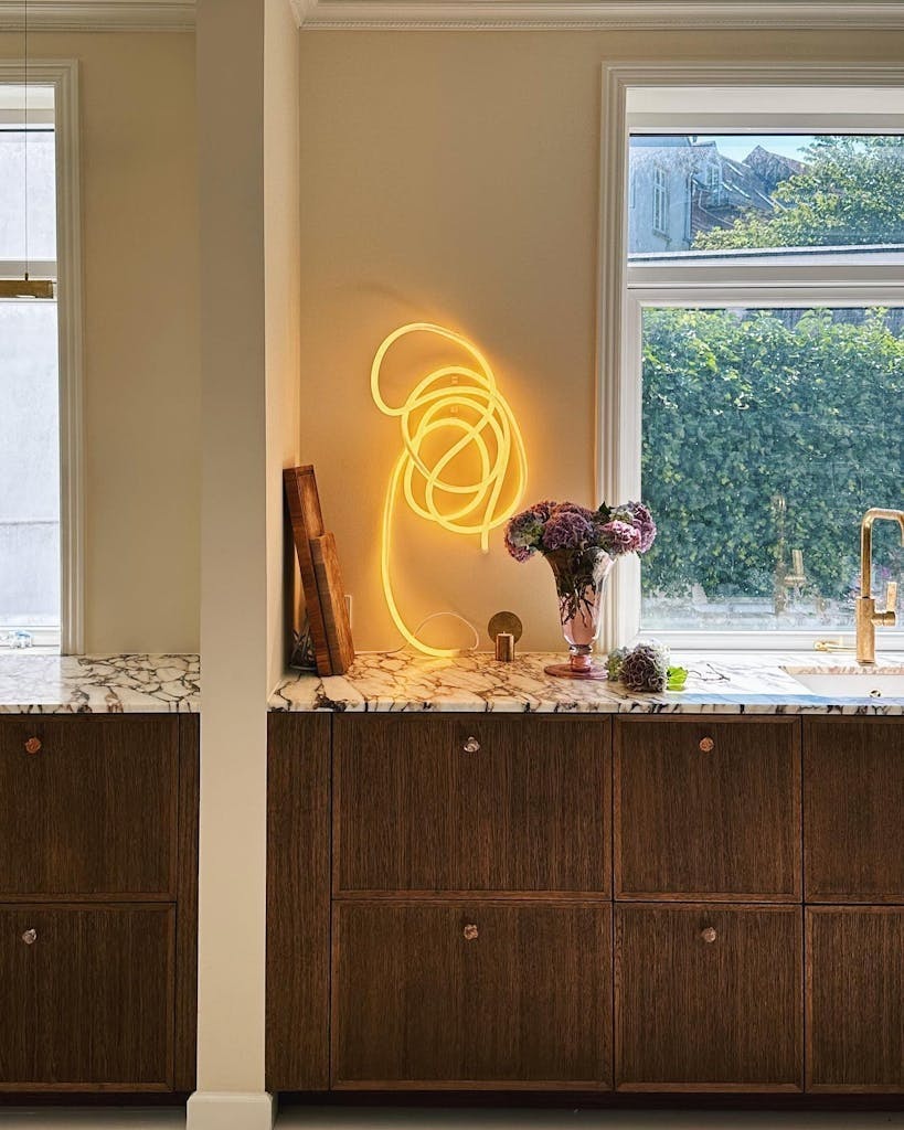 lampe i spennende form