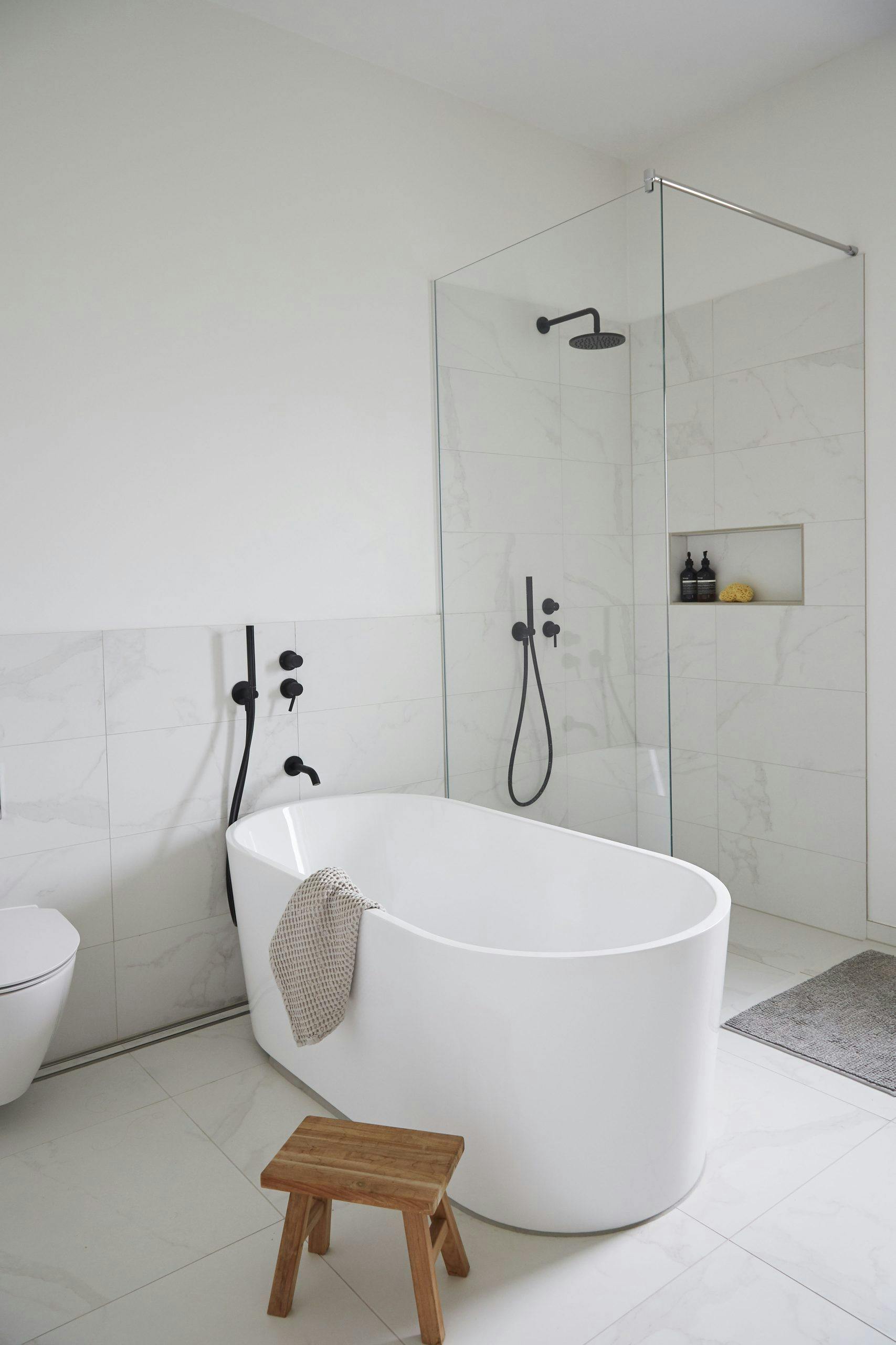 enkelt og stilrent bad