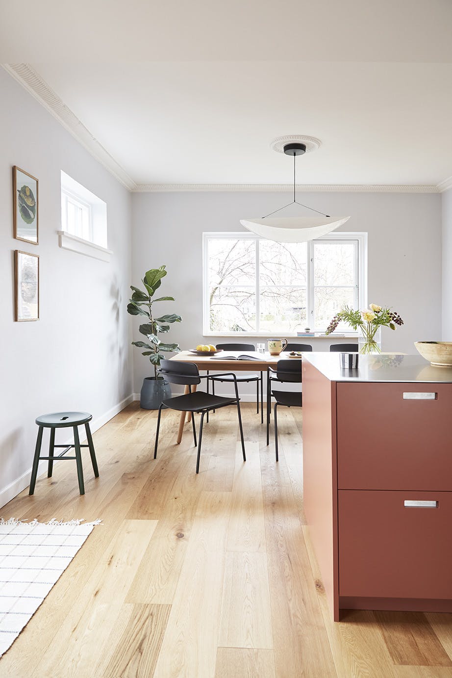 kokkenmakeover220611 Kjøkken med blå vegger