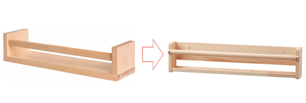 Ikea 'Flisat' hylle ideer