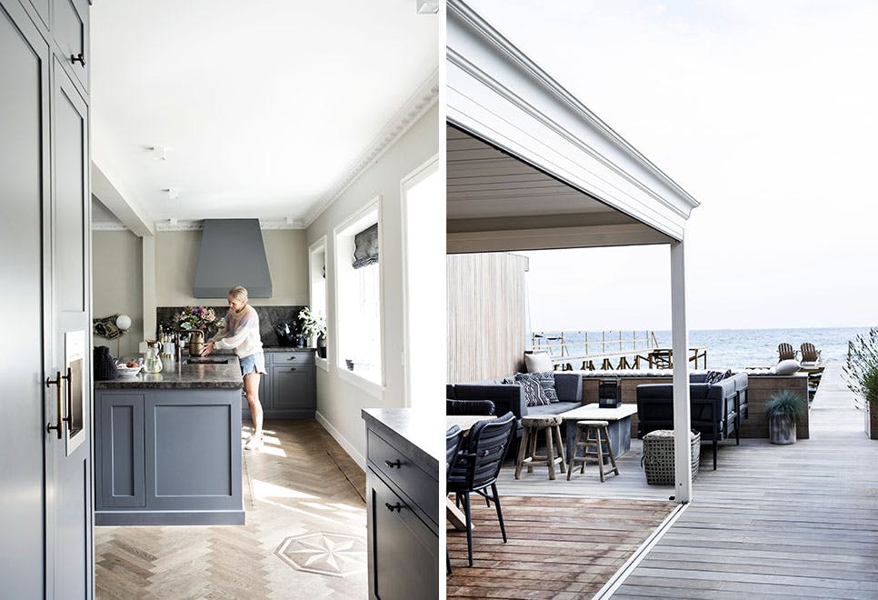 Innredningen i det fine fiskerhuset.