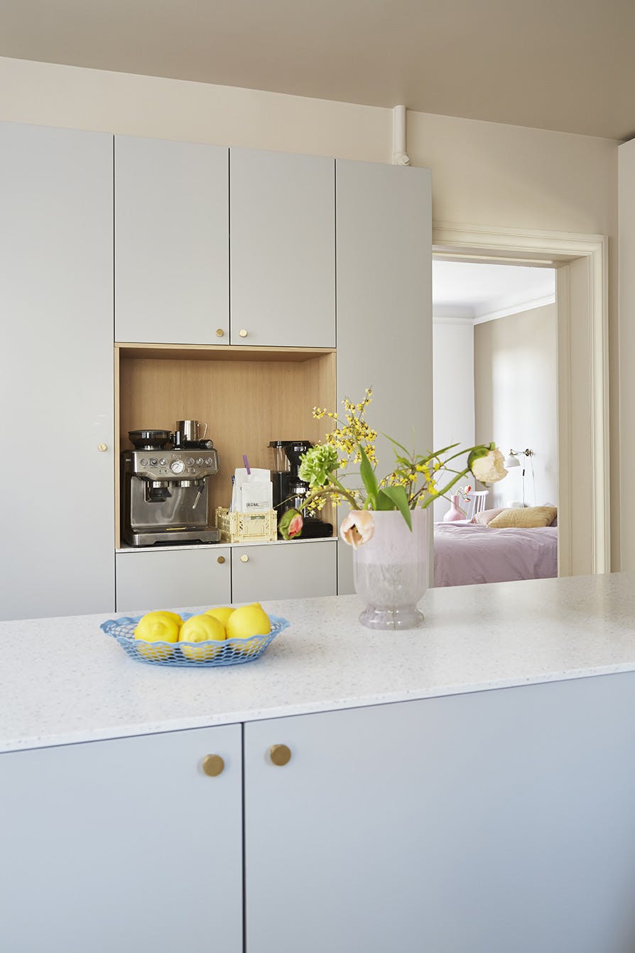 Kjøkken messing grep