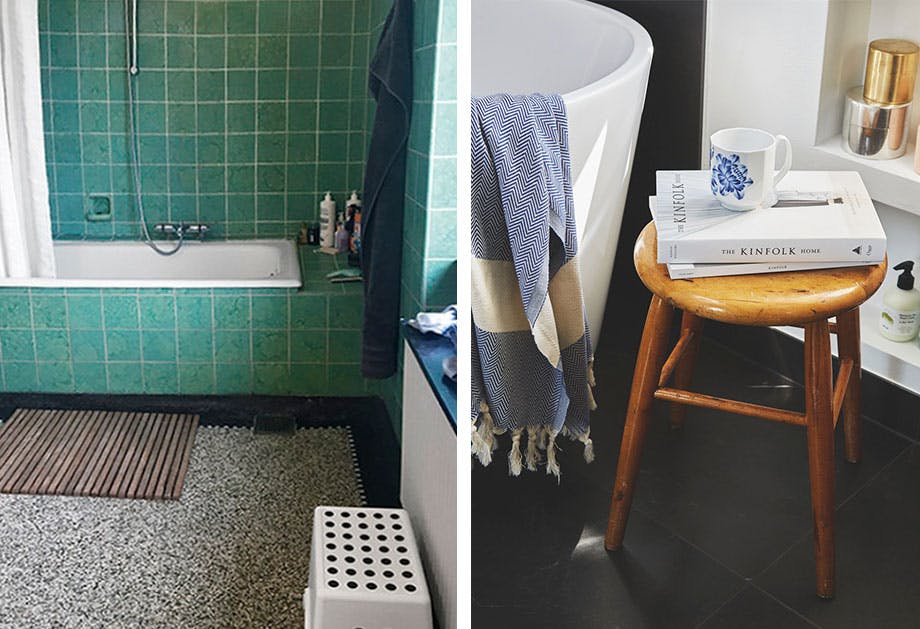 Oppdatering av 70'er-badeværelse 