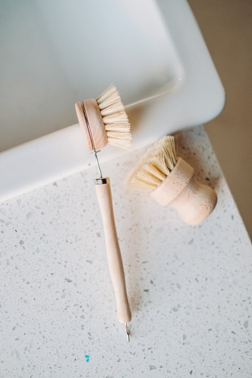 Opvaskebørste i træ