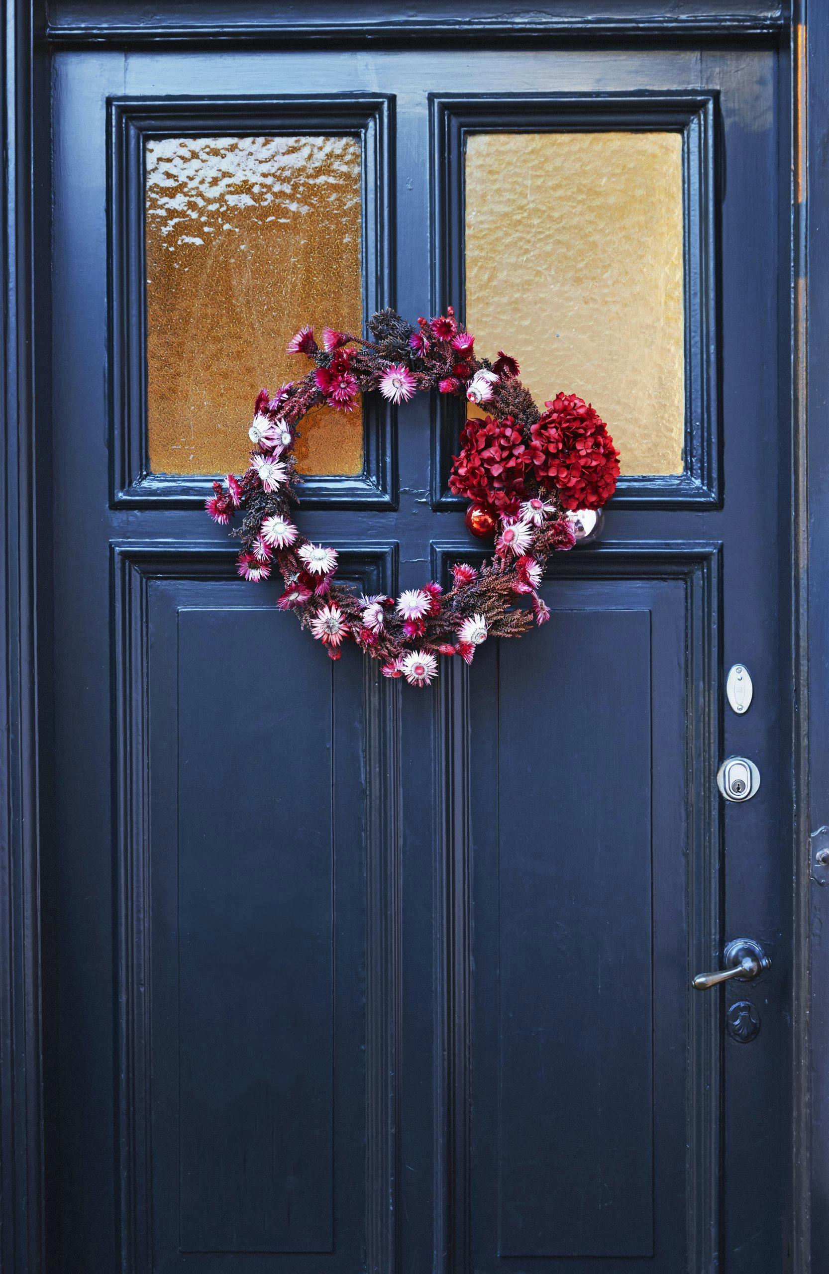 DIY krans på døren