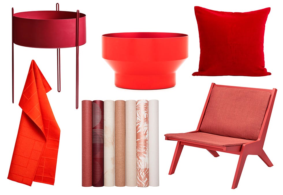 Gode interiørkjøp i rødt