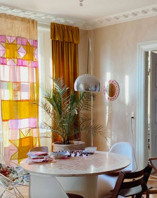 Pojagi patchwork gardin