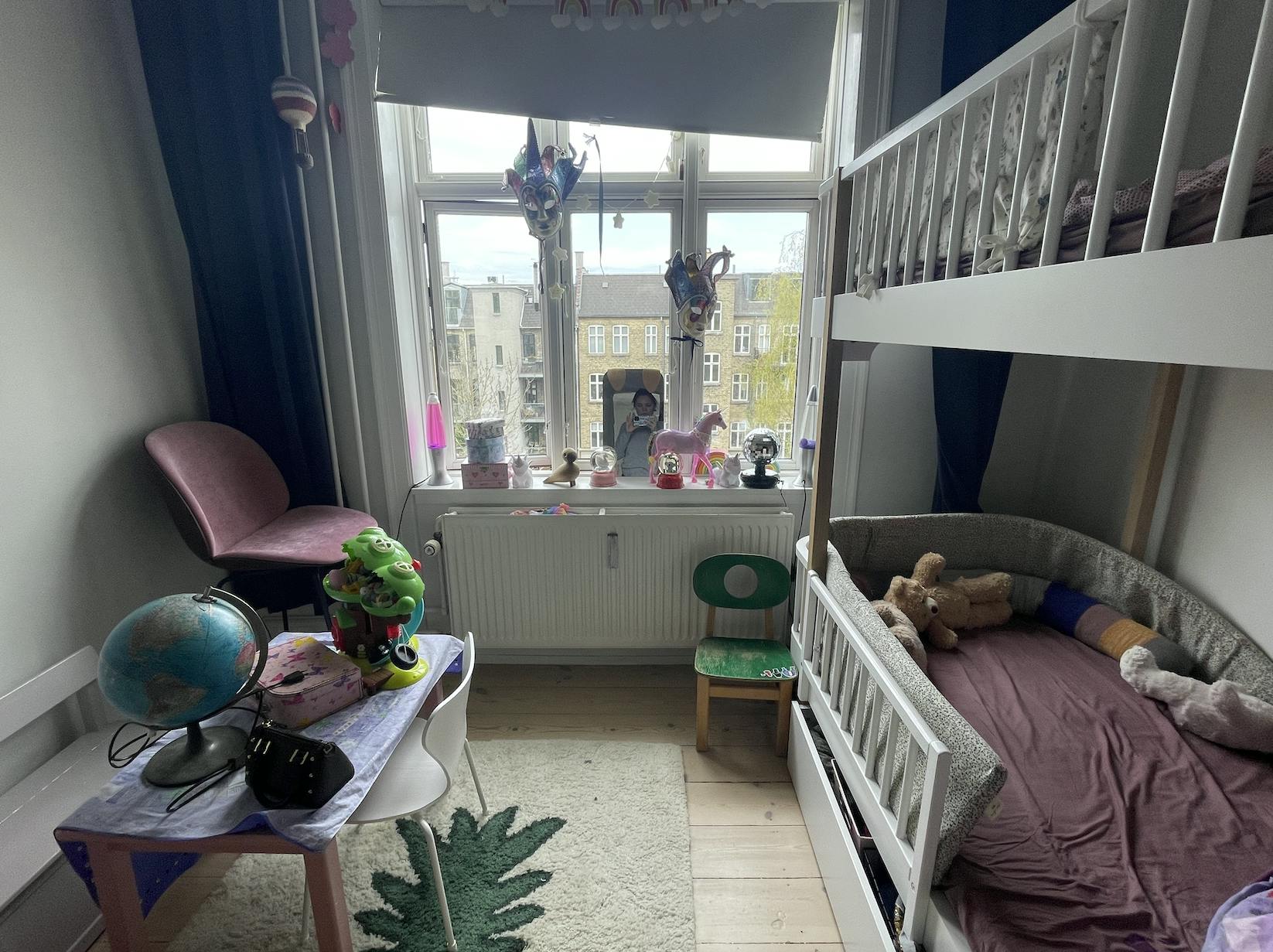 Deleværelse køjeseng