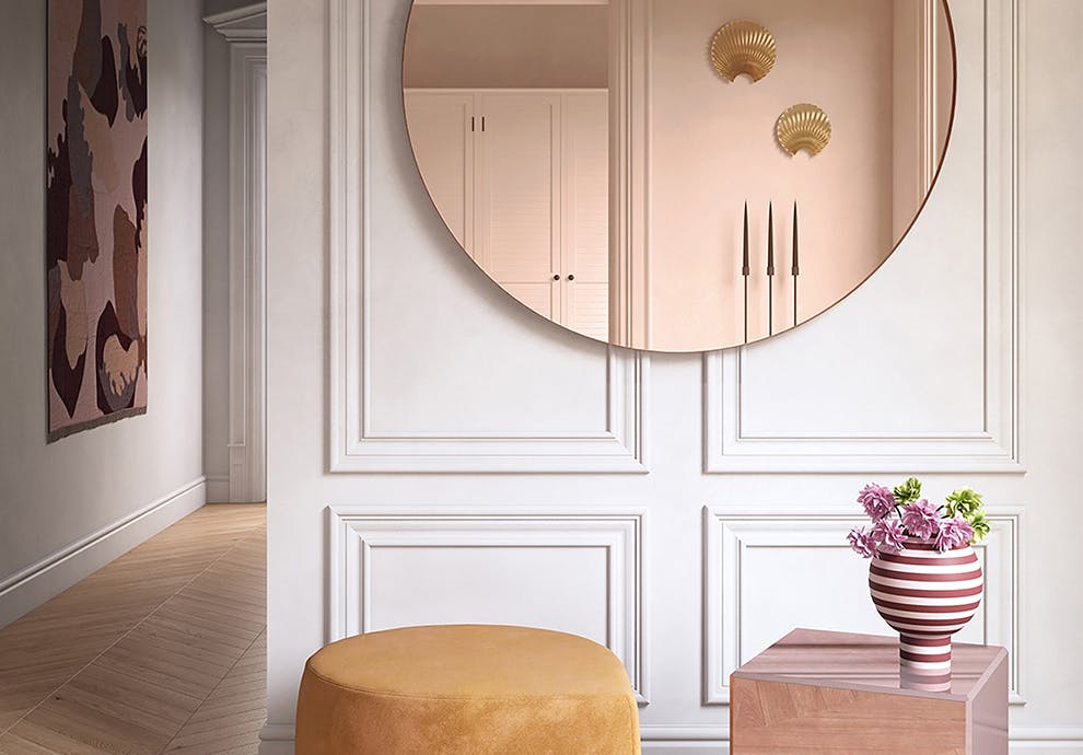 speil innredning inspirasjon stue 