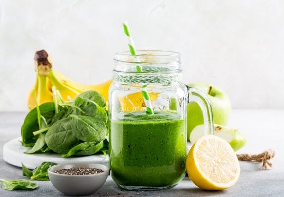 Grønn næringsrik smoothie