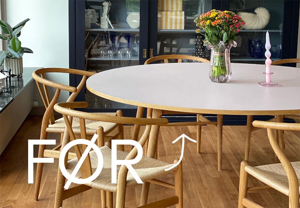 Spisebord diy søyleben