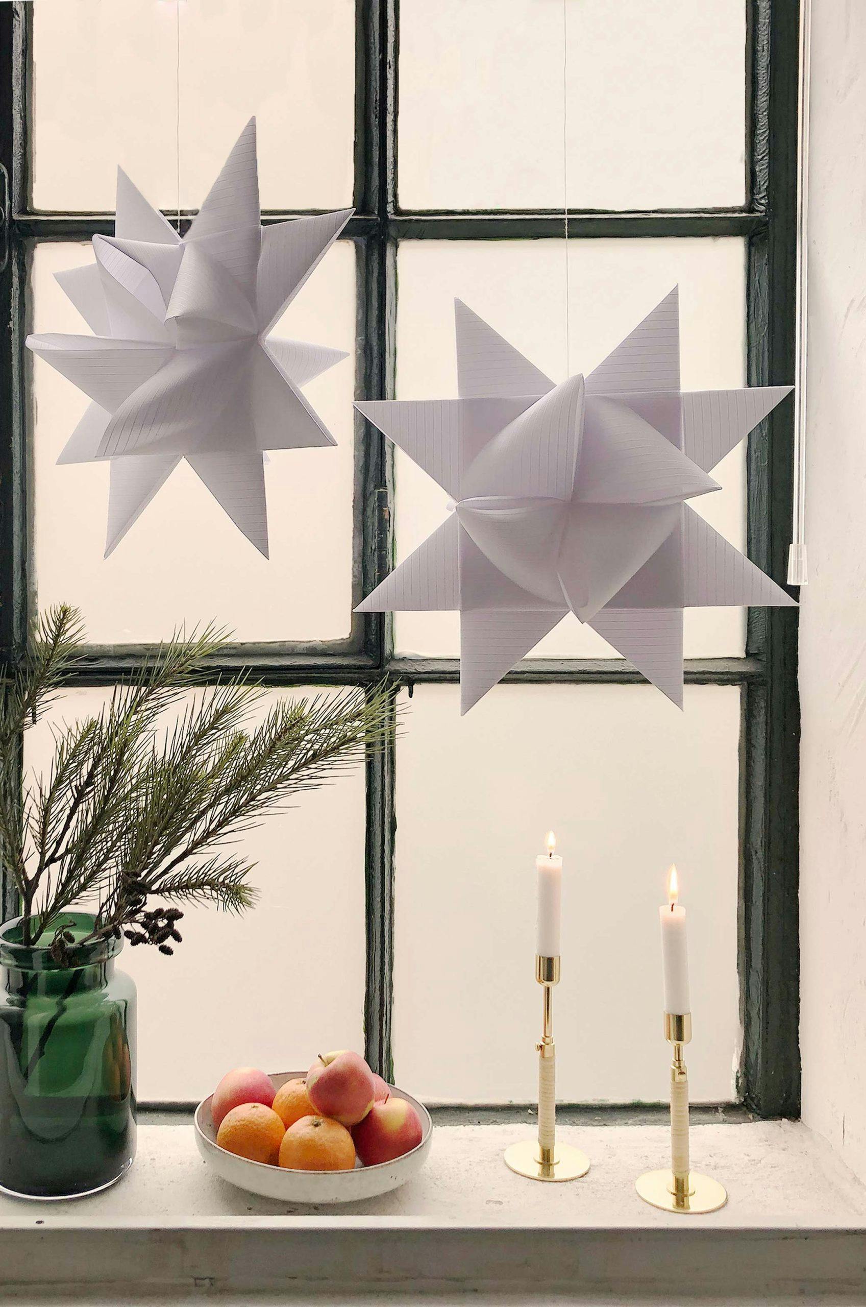 Stor julestjerne DIY