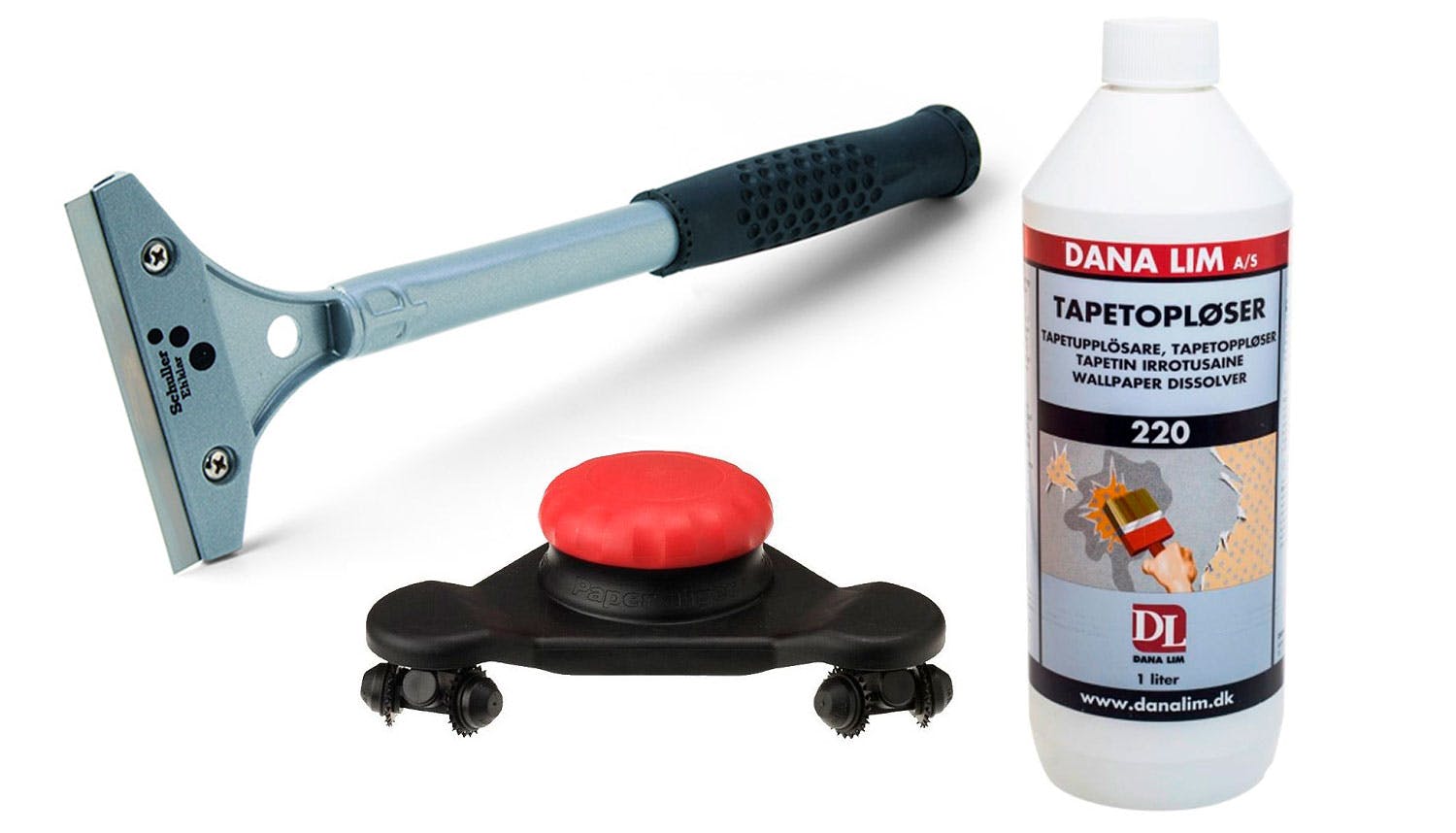 Utstyr til å fjerne tapet 
