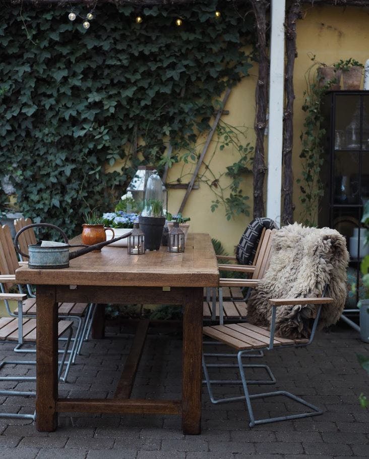 terrassemøbler i tre