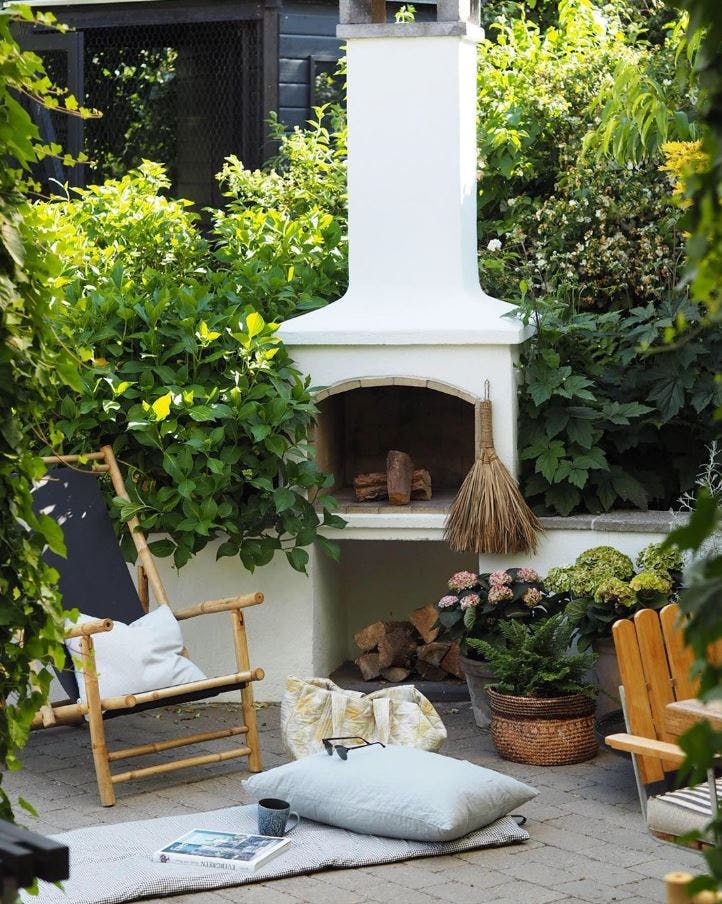 uteplass med utepeis