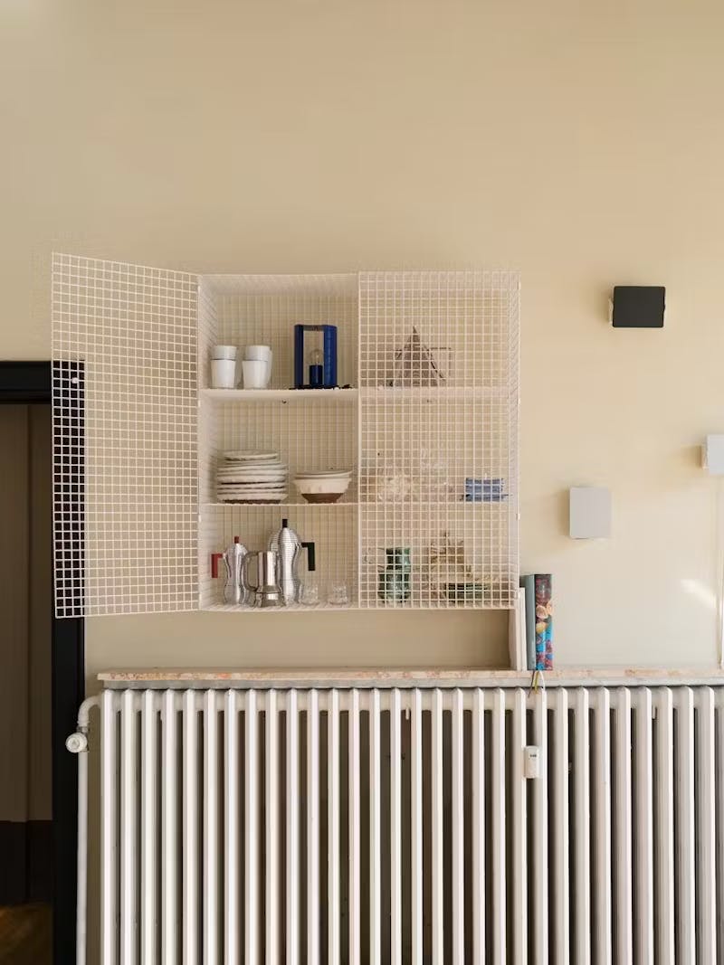 veggskap metallgitter