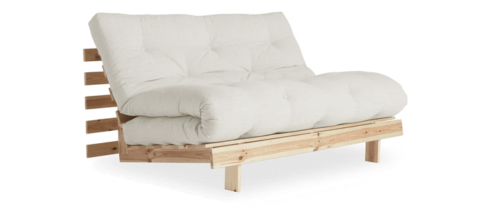 Minimalistisk sovesofa