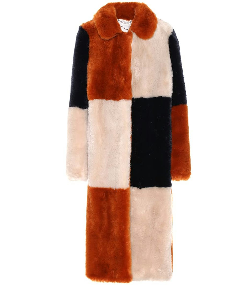 P00483399 Vinterfrakke i faux fur fra Stella McCartney