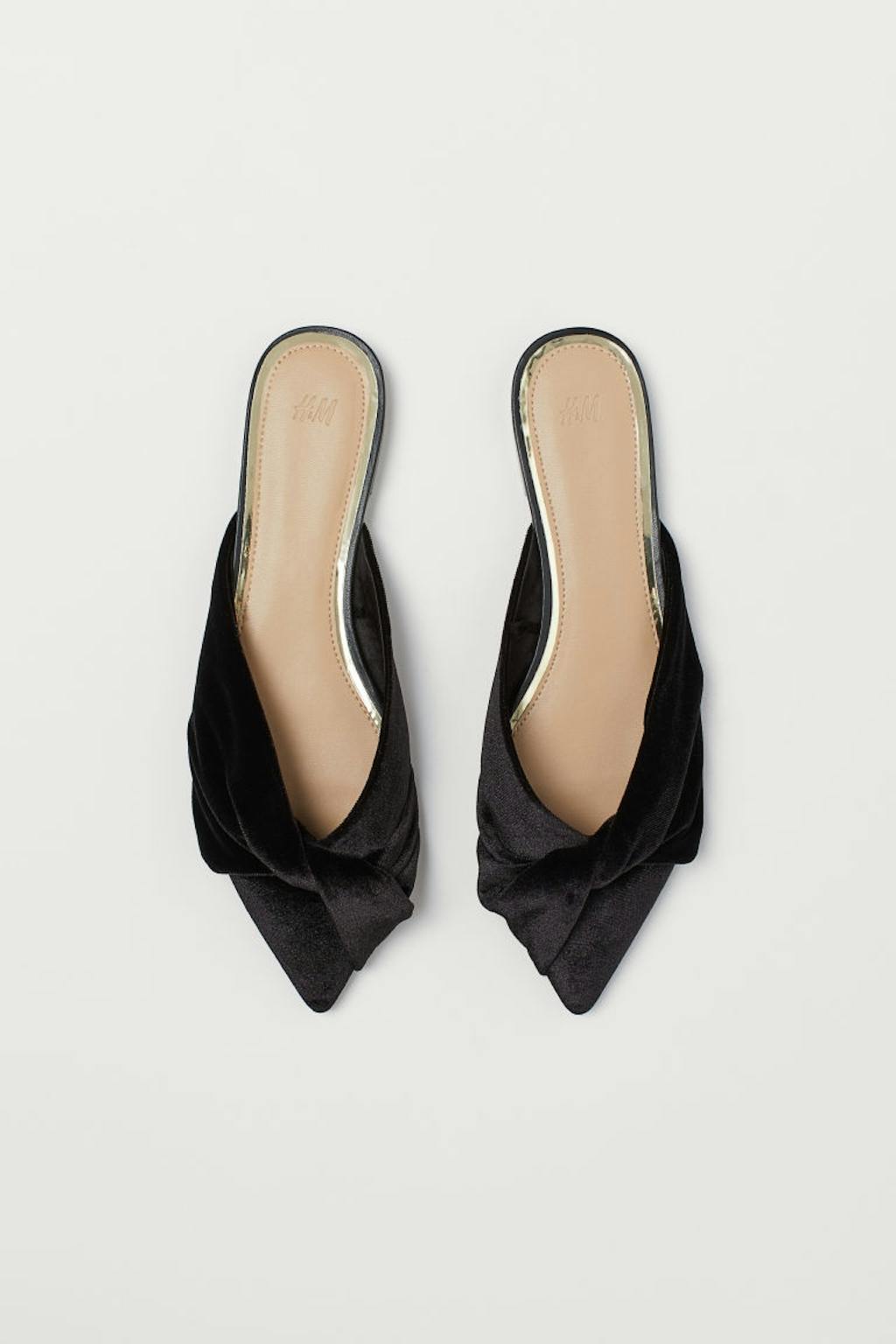 Flade slip-in sko