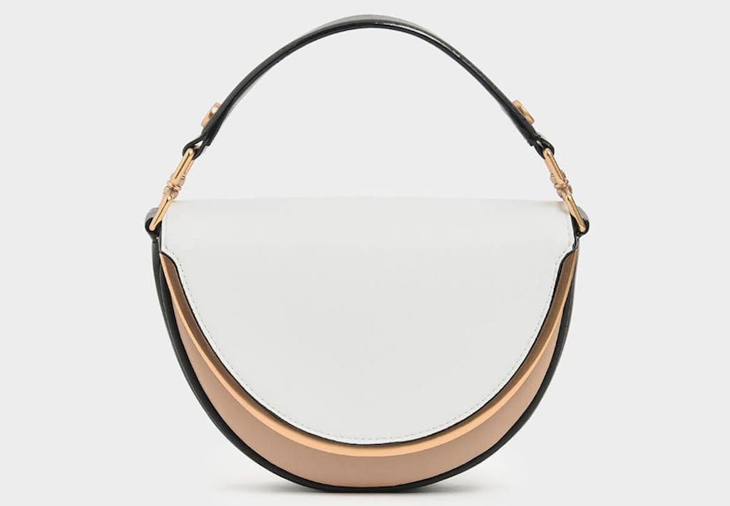 Charles & Keith semi circle bag veske ny instagram favoritt