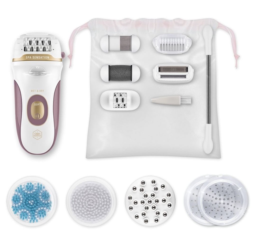 Er en epilator smertefuld at bruge? En epilator med blade og hoveder til forskellige behov