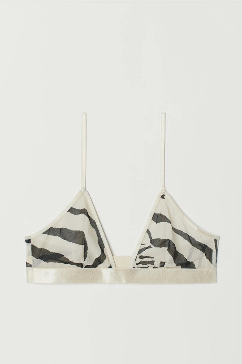 H&M zebraprintet bh