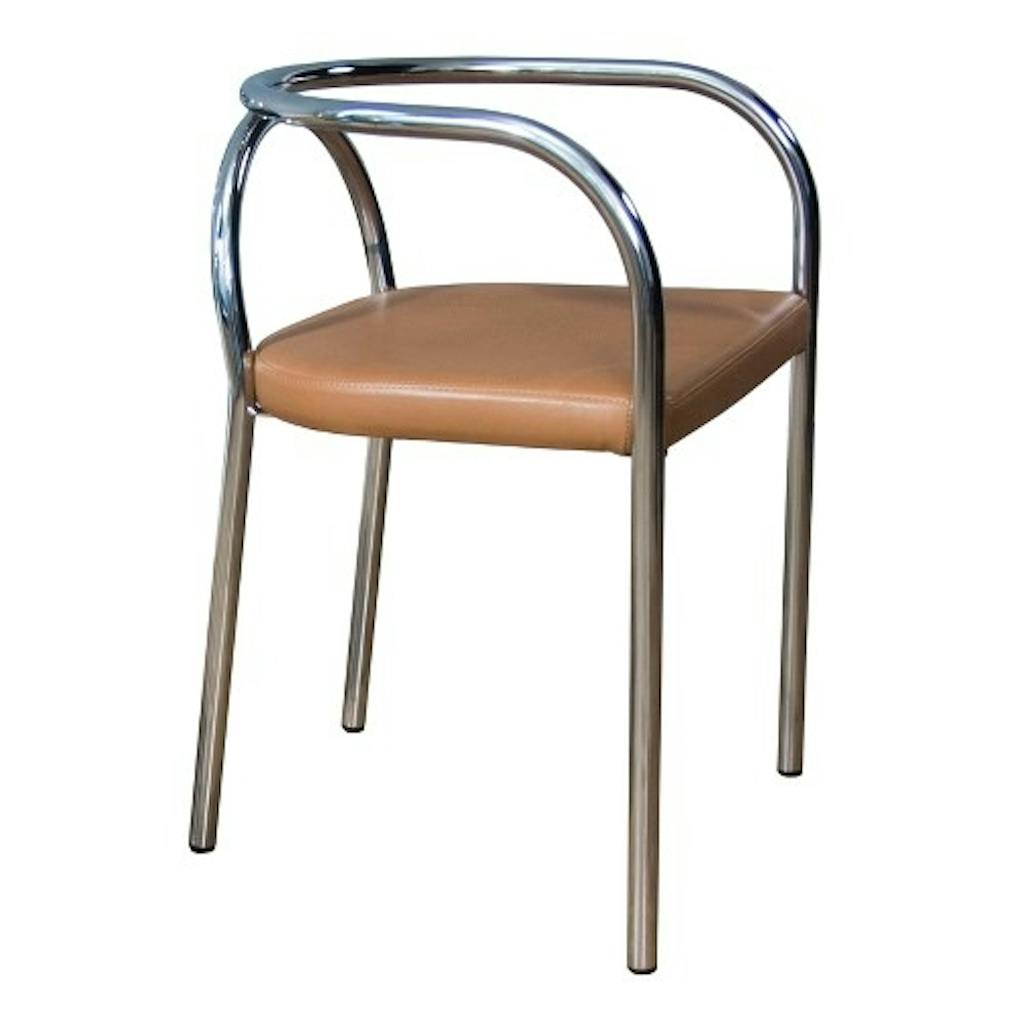 PH Furniture lædersæde og sølv stel 