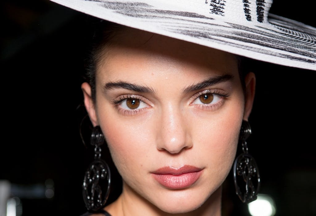 nye makeup på Kendall Jenner