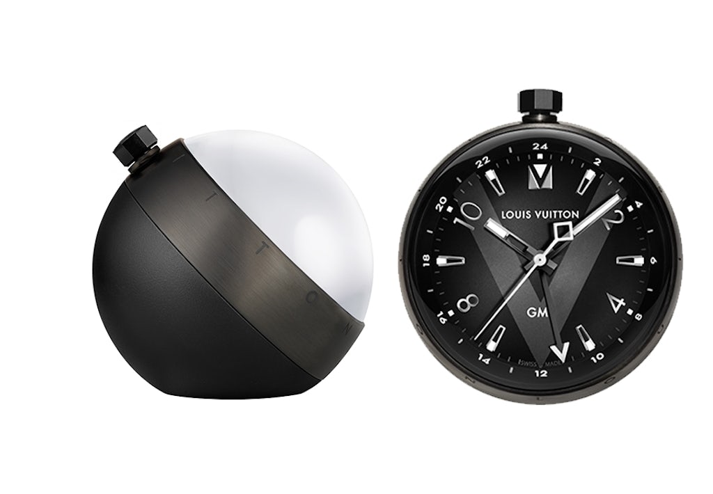 Louis Vuitton Table clock tambour all black Louis Vuitton Table clock tambour all black