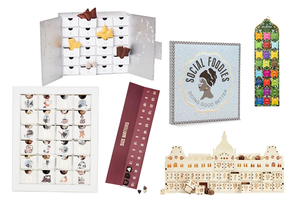 Den søde juletid Julekalender og pakkekalender 2017 med chokolade, karamel og te