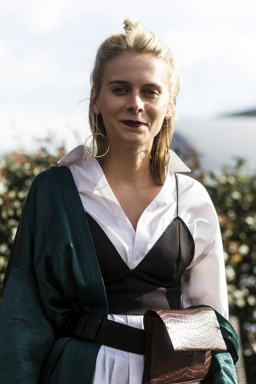 3. Skjorte med en lille top over Styling lag